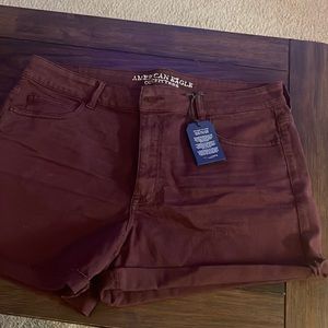 Maroon American Eagle Shorts
